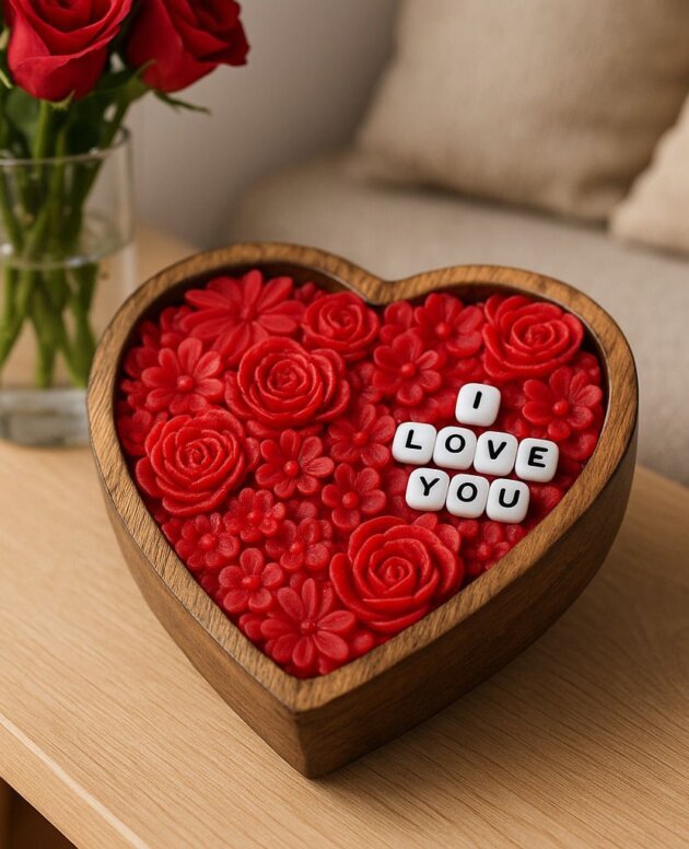 Love Bloom Candle Box by Aish Wick & Wax