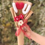 Love Bloom Handcrafted Crochet Flower Bouquet – Luxury Romantic Gift