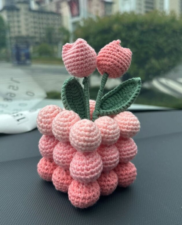 Crochet Tulip Treasures Pot Set…