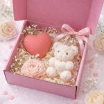 Luxury Teddy, Heart & Rose Candle Gift Box – Premium Romantic Edition Sweetheart Bliss Hamper