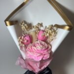 Blush Bloom Candle Bouquet 🎀🌸