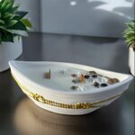 Elegant Serenity Boat Candle 🕊️✨