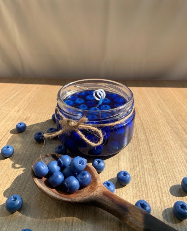 Blueberry Bliss Jar Candle 🫐✨
