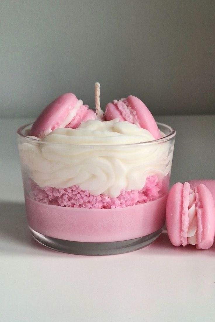 Macaron Delight Dessert Candle 💕🍰