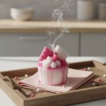Strawberry Drip Dessert Candle 🍓🕯️