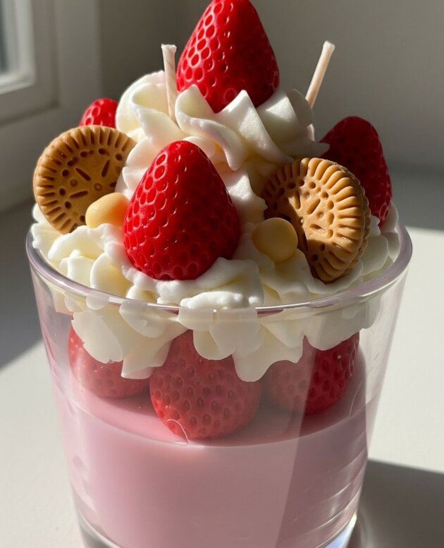 Strawberry Desert candle 🕯️