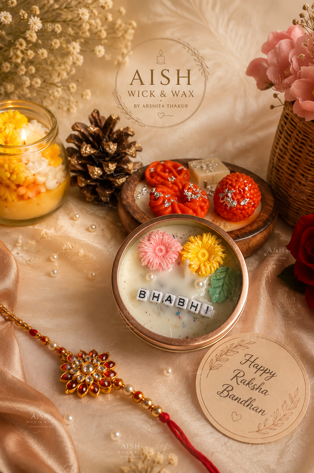 ✨ Bhai - Bhabhi Candle – Raksha Bandhan Special - Image 2