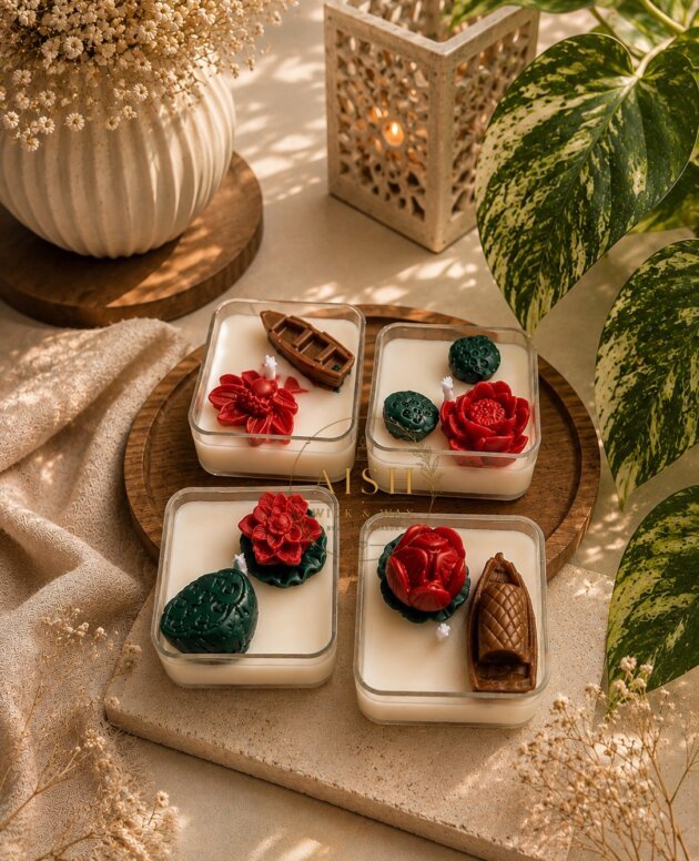 Pond Tea Light Candle (Set of 4)