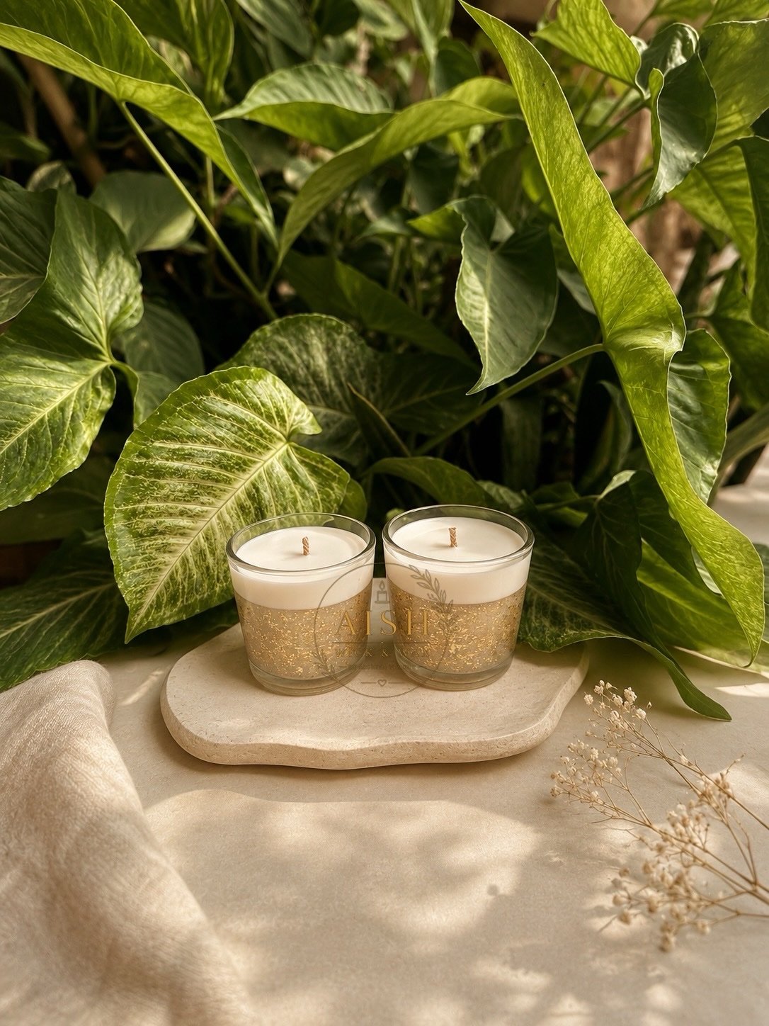Golden Luxe Candle Duo ✨ - Image 2