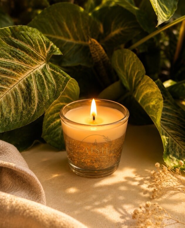 Golden Luxe Candle Duo ✨