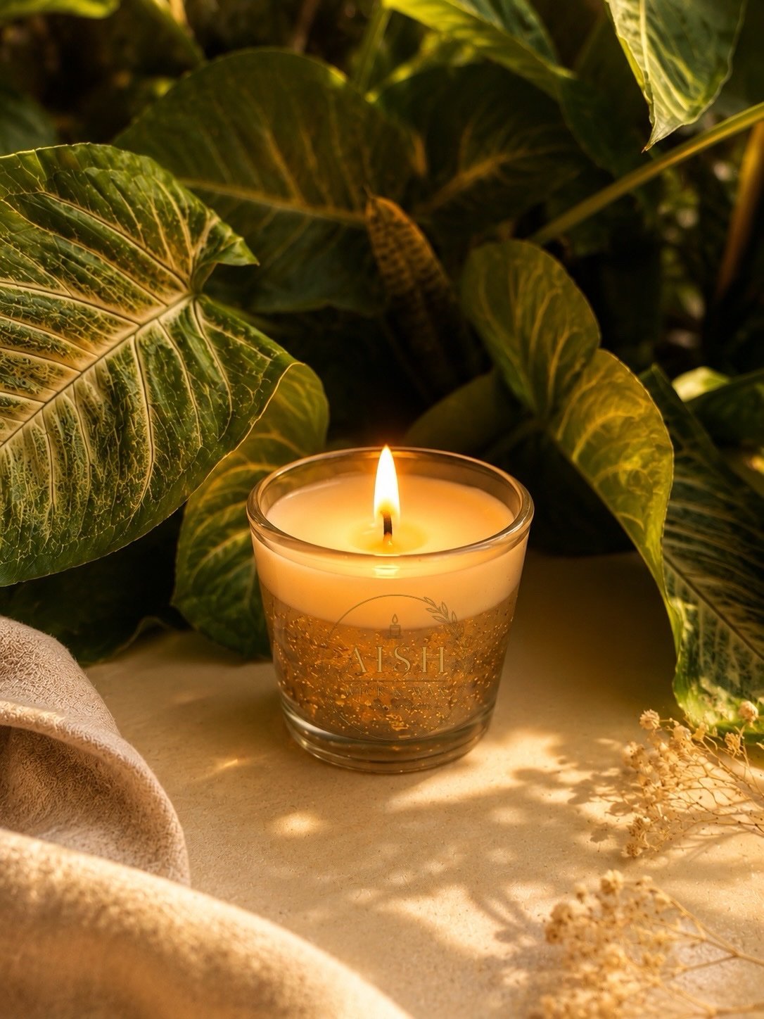 Golden Luxe Candle Duo ✨