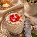 Royal Red Floral Candle 🌹