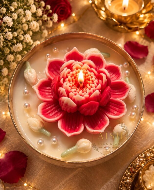 Lotus Urli Candle🪷