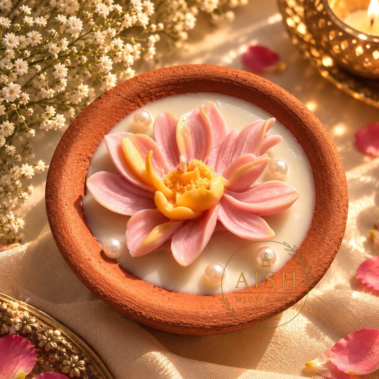 πͺ· Lotus Glow β A Touch of Festive Elegance.. - Image 3